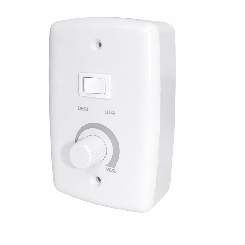 Controle Ventilador Oscilante Parede Bivolt com Caixa