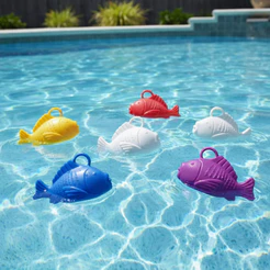 Kit 10 Peixinhos de Pescaria Real Seda | Ideal para Barraca Festa Junina São João Arraiá