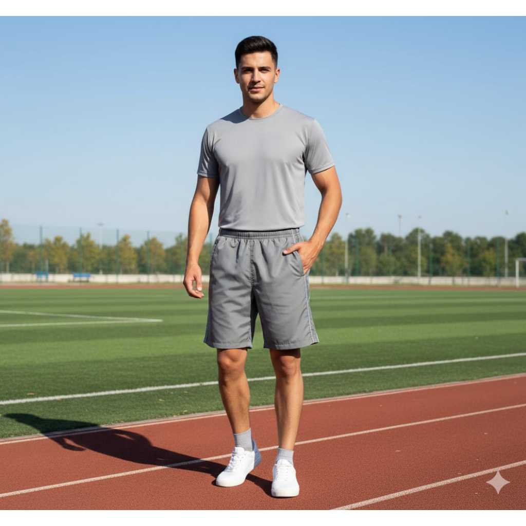 Bermuda Masculina Gaz Neutro Modinha Elastico com Listra Lateral