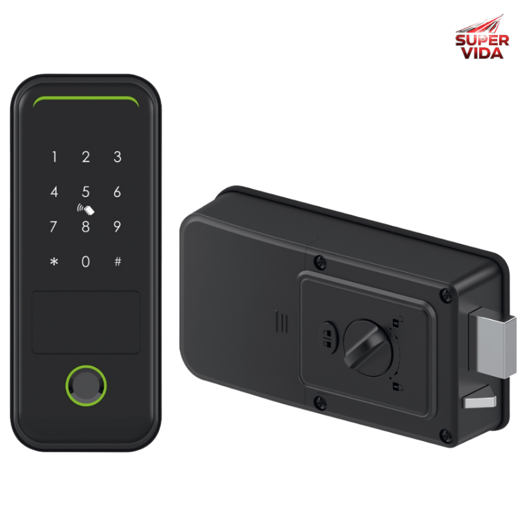 Fechadura Digital de Sobrepor–Compatível Com Tuya Smart E Smart Life,Adequado para uso residencial.