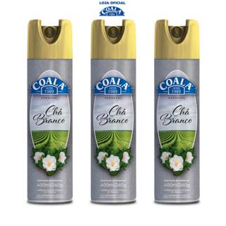 Kit Coala 3 Aerossol - Chá Branco em Oferta na Shopee