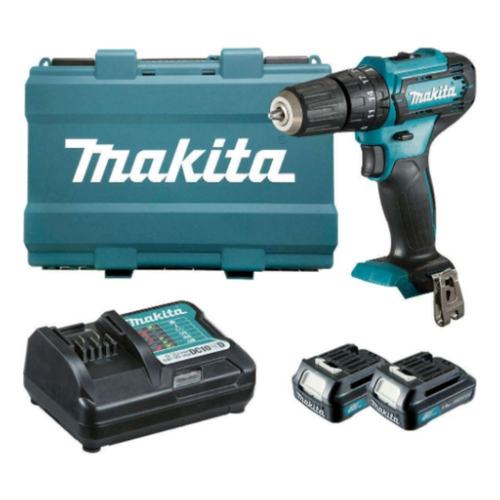 Furadeira Parafusadeira Impacto 12v 2bat Hp333dwye - Makita Azul-turquesa 127v