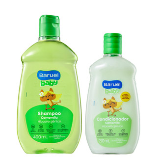 Kit Shampoo 400ml + Condicionador 210ml Camomila Baruel Baby