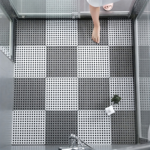 Kit 12 Tapetes Flexível emborrachado superfície antiderrapante 30x30 cm Box Banheiro, Piscina em Oferta na Shopee