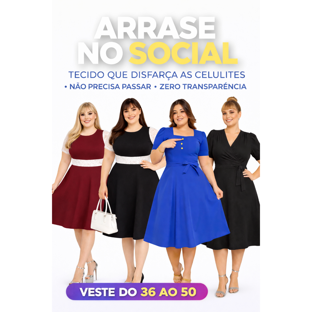 Vestidos Moda Evangélica plus size Vermelho Carmesim Rodado Social Midi Godê Evasê Vestido evangélico com renda