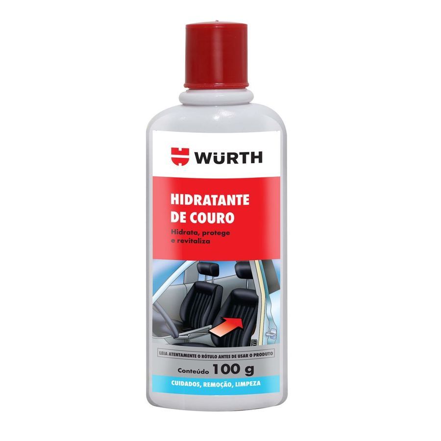 Wurth - Hidratante de Couro 100g (Limpeza Bolsa Sapato Banco Bota)