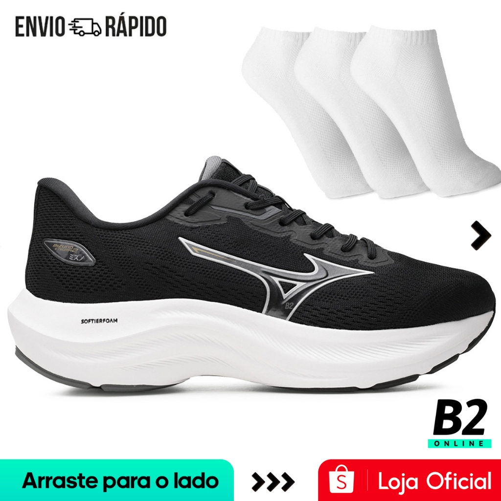 Tênis Mizuno Enigma 2 Masculino + 3 Pares de Meias em Oferta na Shopee