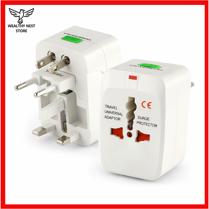 Adaptador De Tomada Bivolt Universal Para Viagem Internacional – Prático E Portátil