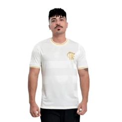 Camisa Flamengo Bege Listrada Coimbra 33920