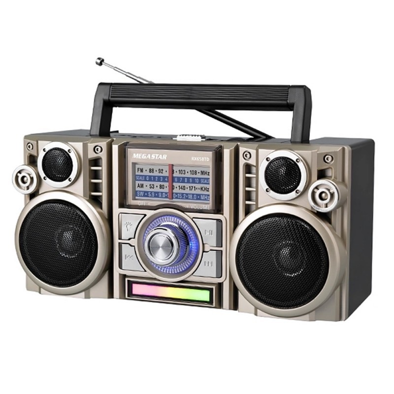 ADIO MEGASTAR RX-65BTD AM/FM / USB / BLT