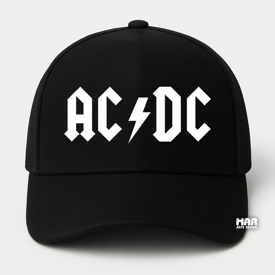 Boné AC DC | Show | Rock | Música em Oferta na Shopee