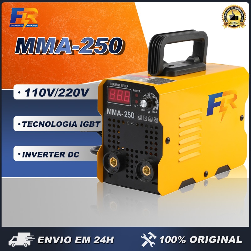 Máquina de Solda Inversora IGBT Portátil MMA-250/300