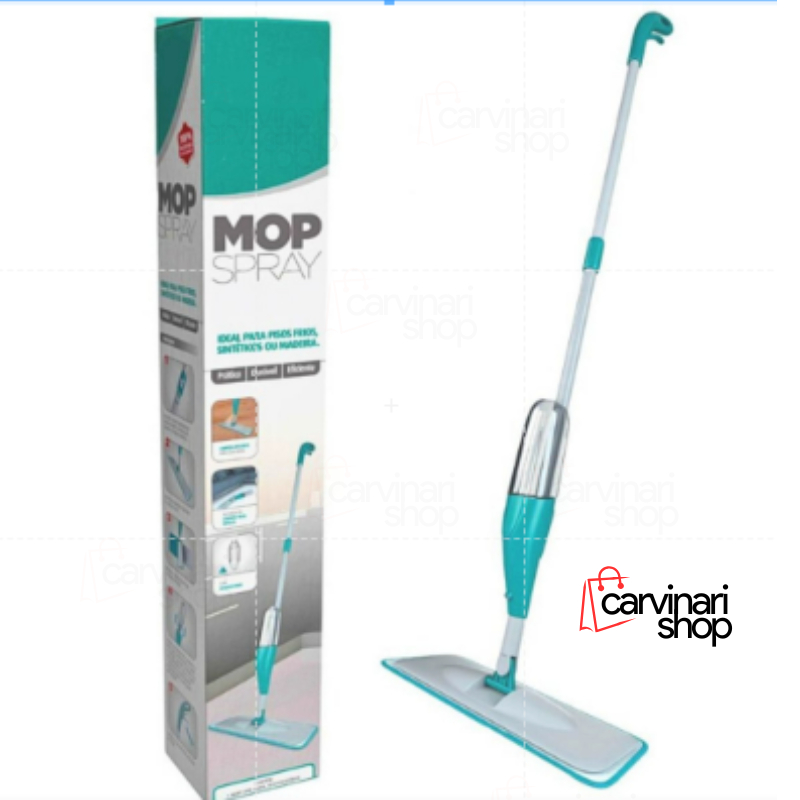Mop Spray PRO Magico Com Reservatorio Rodo De Limpeza Refil Microfibra