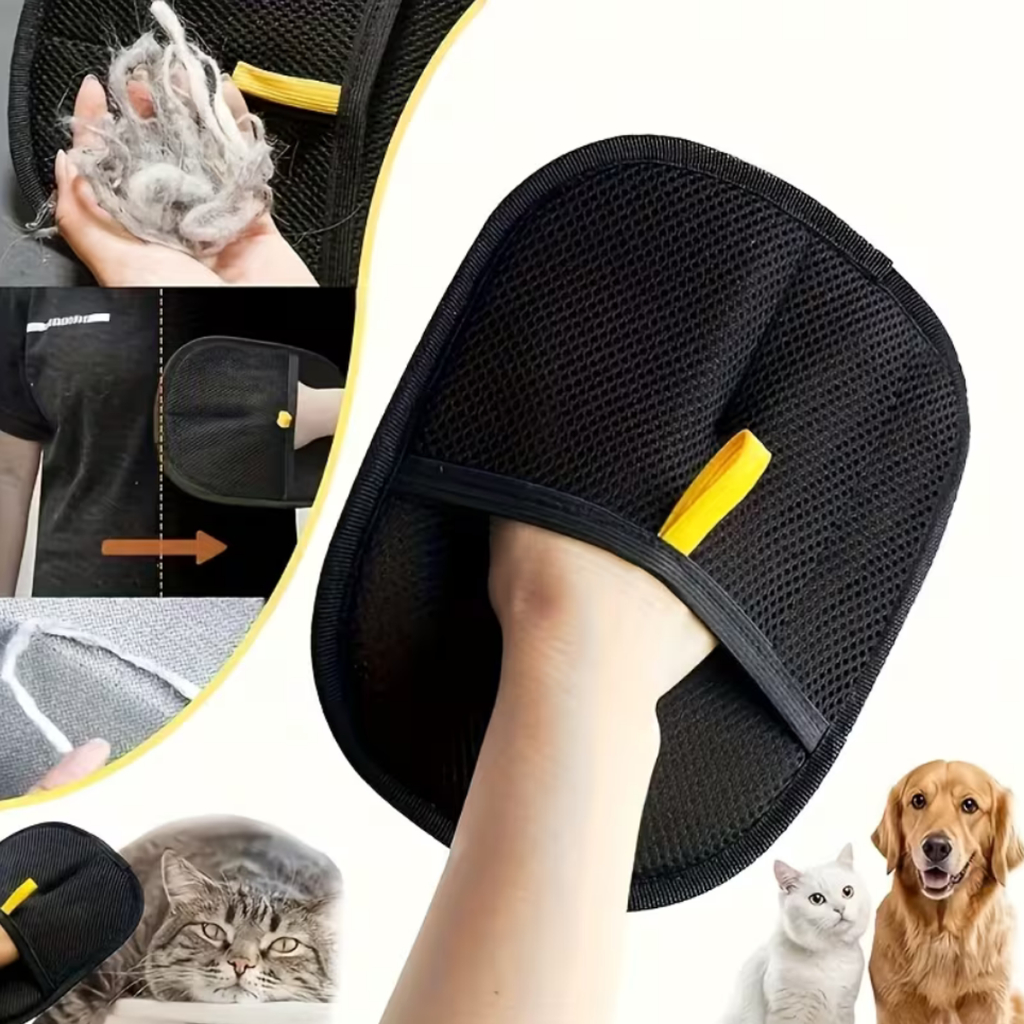 Luva Removedora De Pelos Cães Gatos Tira Pelos Sofa Roupa Pet Lavável Reutilizável Eficiente em Oferta na Shopee