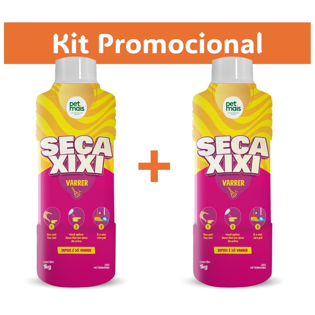Kit 2 Seca Xixi Varrer 1Kg Cada (2 Kg) - Petmais em Oferta na Shopee
