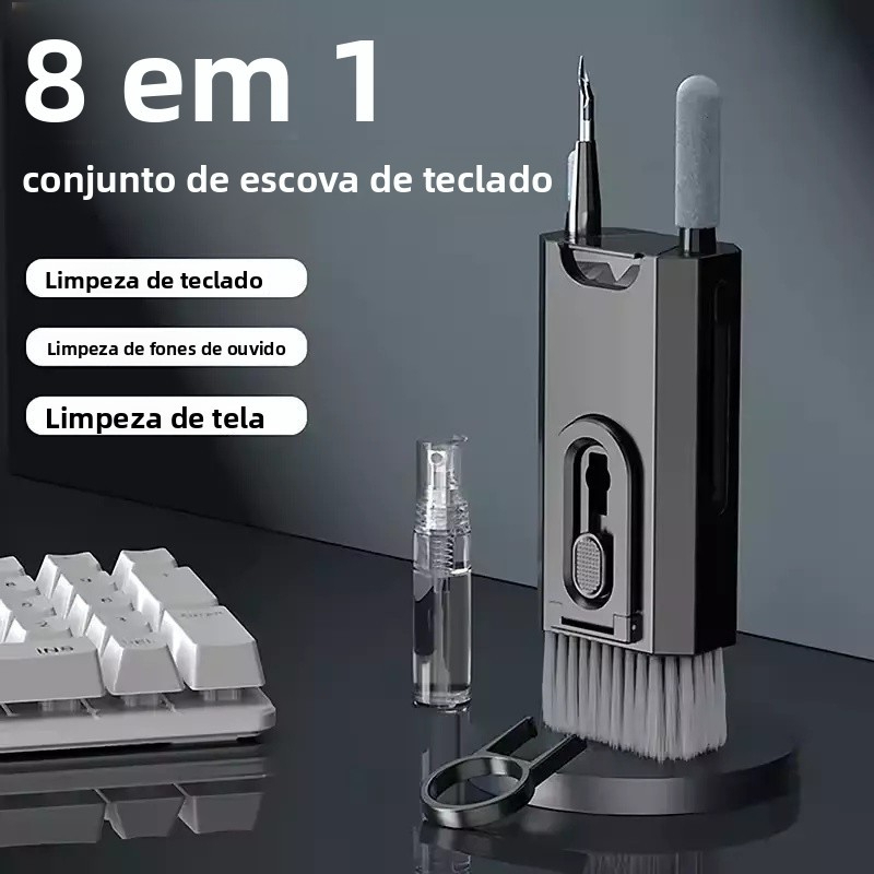 kit de escova de limpeza de teclado de computador Pods Pro 8 em 1