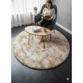 Tapete Redondo 1Metro  Peludo Sala Quarto em Oferta na Shopee