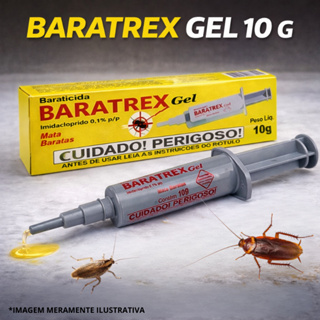 Zema Baratrex Gel 10g Mata Barata Alemã (Francesinha) e de Esgoto – Imidacloprido 0,1% Seringa em Oferta na Shopee