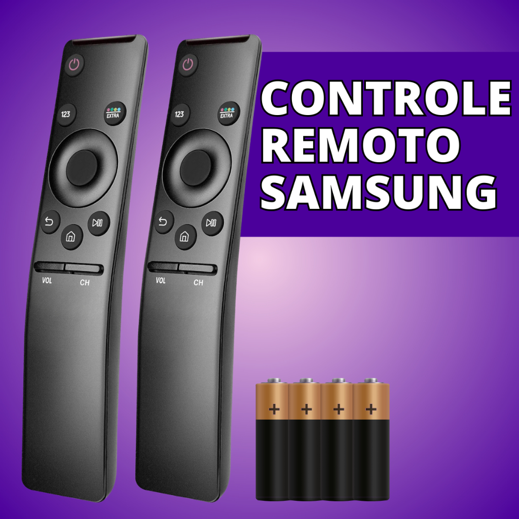 Controle Remoto Compatível Com Samsung Smart TV - Escolha Seu Kit