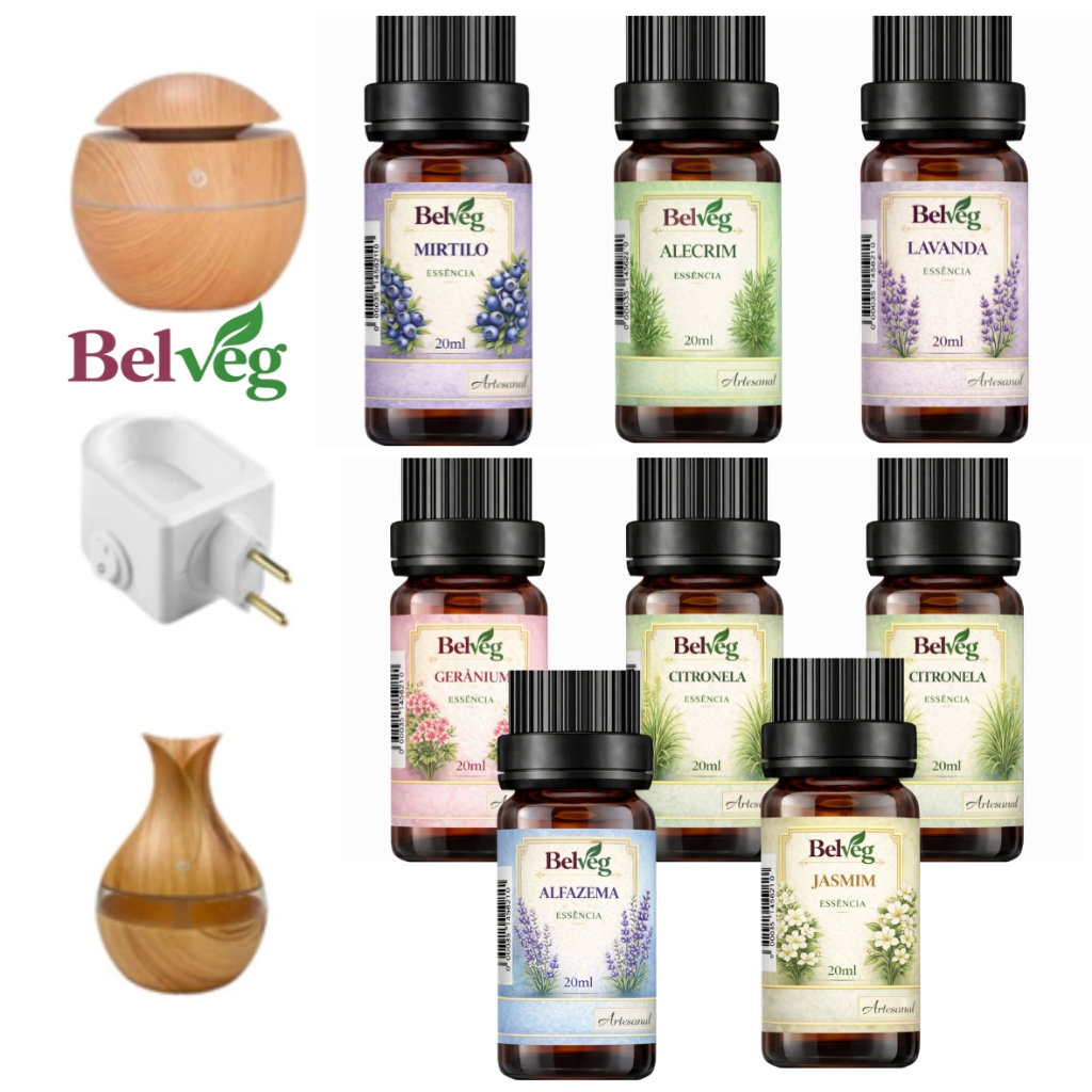 Essência Para Aromatizador Difusor Elétrico e Umidificador de Ambiente 20ml
