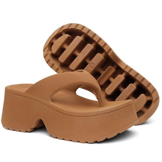 Sandália  Plataforma Feminina Tamanco Nuvem Ortopédico Confortável Estilo Versátil - Tendência 2026 em Oferta na Shopee