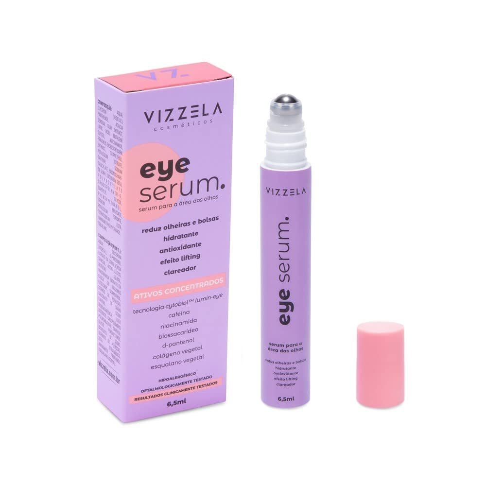 Vizzela Eye Serum Tratamento Para Área dos Olhos Reduz Olheiras E Bolsas
