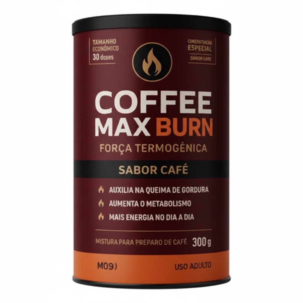 Coffee Max Burn Super Ultra Power Termogênico 300g Café Emagrecedor