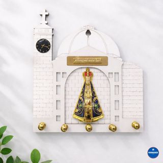 Porta Chave MDF de Nossa Senhora Aparecida Torre em Oferta na Shopee