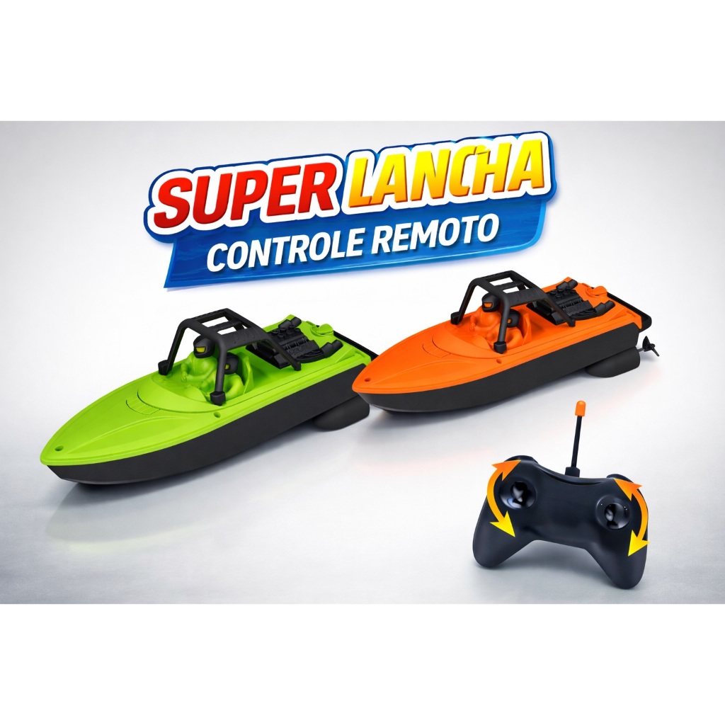 Super Lancha de Controle Remoto Zoop Toys Diversão Radical na Água!