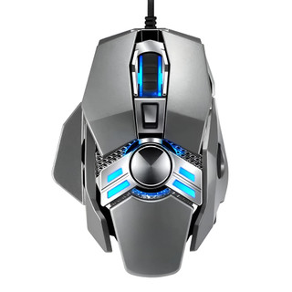 Mouse Gamer Warrior FY-701 4800 Dpi Rgb 7 Botões Ergonômico Optico Escritorio 6 Botões Casa PC Gamer