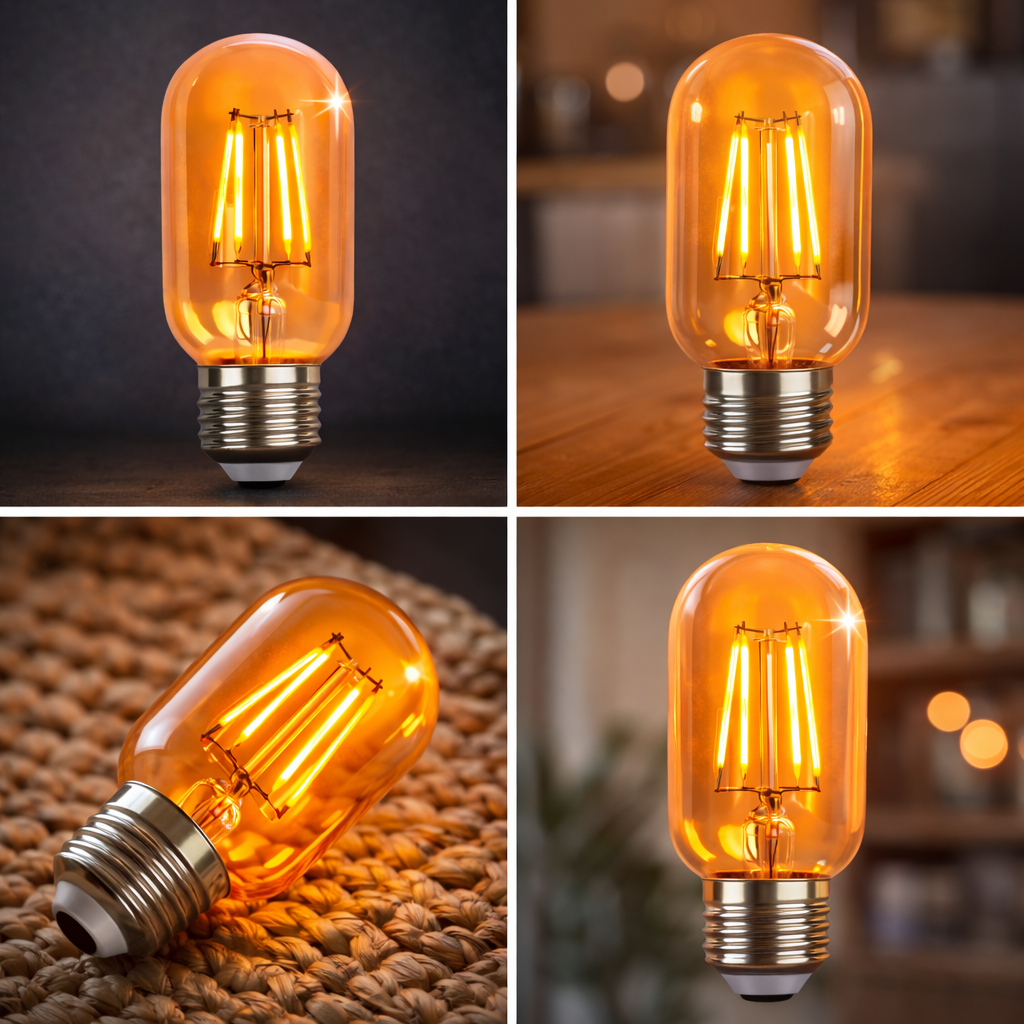 Lampada LED Filamento Vintage Flite T45, 4W, E27, 2200K, Bivolt, Luz Quente, FLT-T45-4W-V2 · foto 2