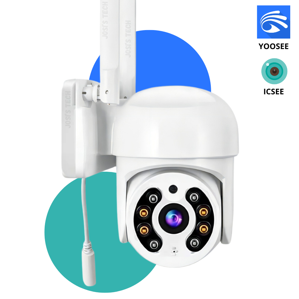 Câmera de Segurança Wi-Fi 2.4G Inteligente YOOSEE ou ICSEE com Visão Noturna HD ming À prova d'água em Oferta na Shopee