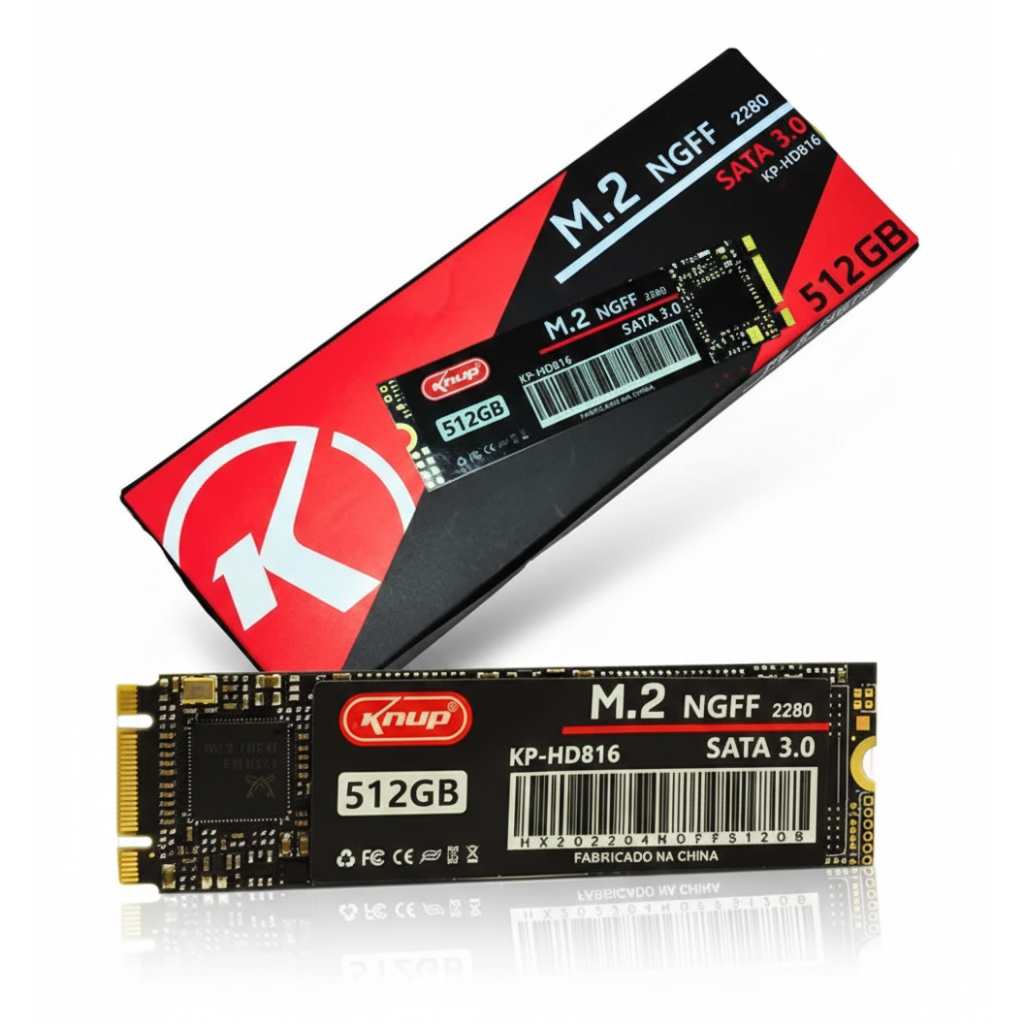 SSD M.2 NGFF 512Gb SATA 3.0 550MB/s  Alta Velocidade Notebook PC Gamer em Oferta na Shopee
