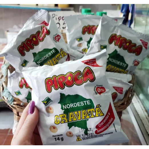 Pipoca Gravatá Fardo Original Crocante Tradicional Direto do Nordeste em Oferta na Shopee