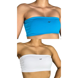 KIT 02 Peças Top Faixa com Abertura Para Bojo Poliamida em Oferta na Shopee