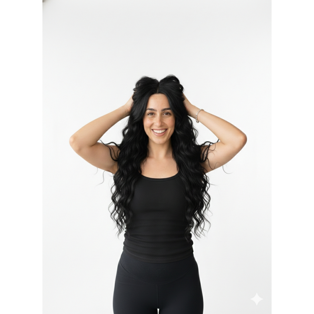 Wig Iris Cacheada 75cm Fibra Orgânica - Aspecto Super Natural e Maciez Premium de Luxo