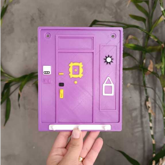 Porta Chaves Friends Série Nerd Geek Decorativo Porta Friends