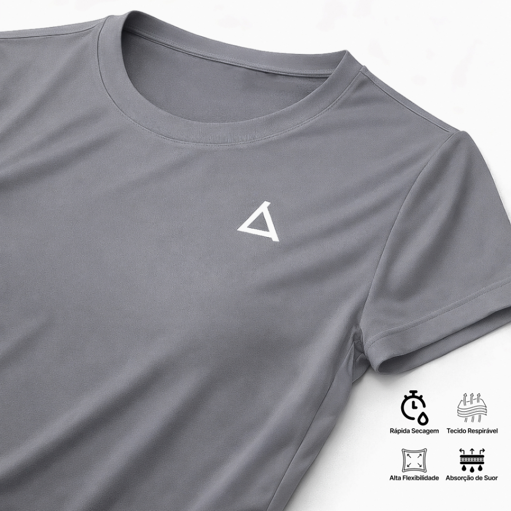 Camiseta Feminina Dry Fit Blusas Camisas Para Academia UV 50+ — imagem 2 de 2