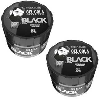 Gel Cola Black - Troia Hair For Man 300g Extra Forte 2 unidade em Oferta na Shopee