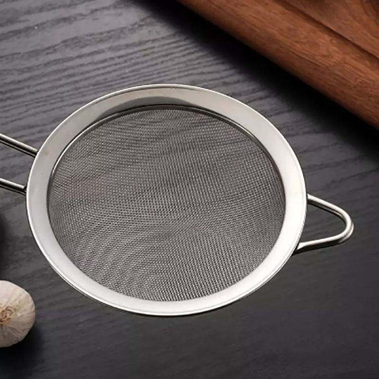 Peneira de Inox Cabo Longo Vários Tamanhos 1 unidade