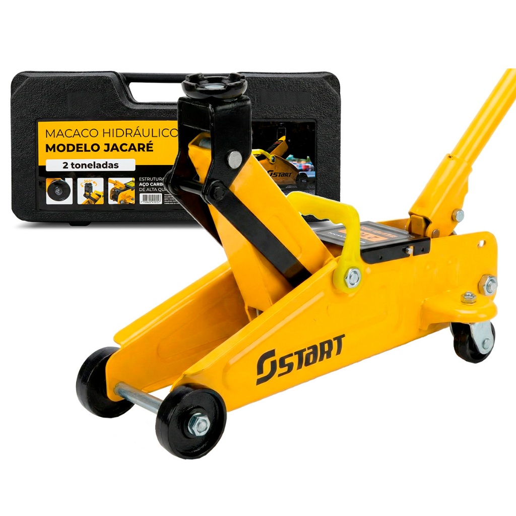 Macaco Hidraulico Tipo Jacare 2 Toneladas Elevação 135-320mm Start