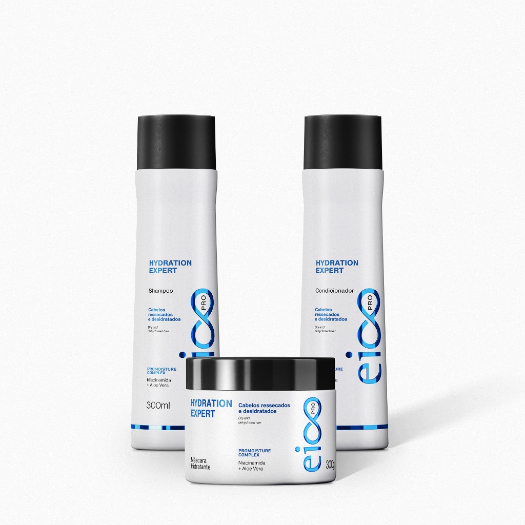 Kit Básico Hydration Expert Eico Pro - 3 Produtos