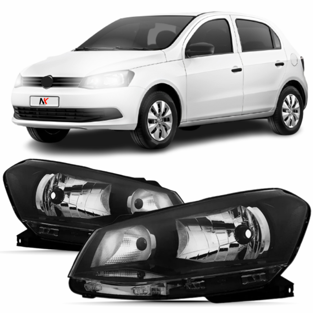 Par/Un Farol Dianteiro Gol G6 Voyage 2013 2014 2015 2016 F Simples em Oferta na Shopee