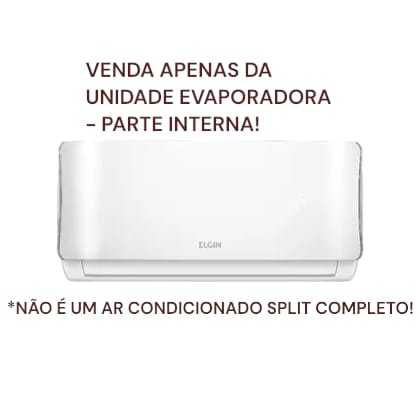 Evaporadora Split Hiwall Elgin 9000 Btus Inverter 220V FRIO HXFI09B2FA AVULSA NOVA