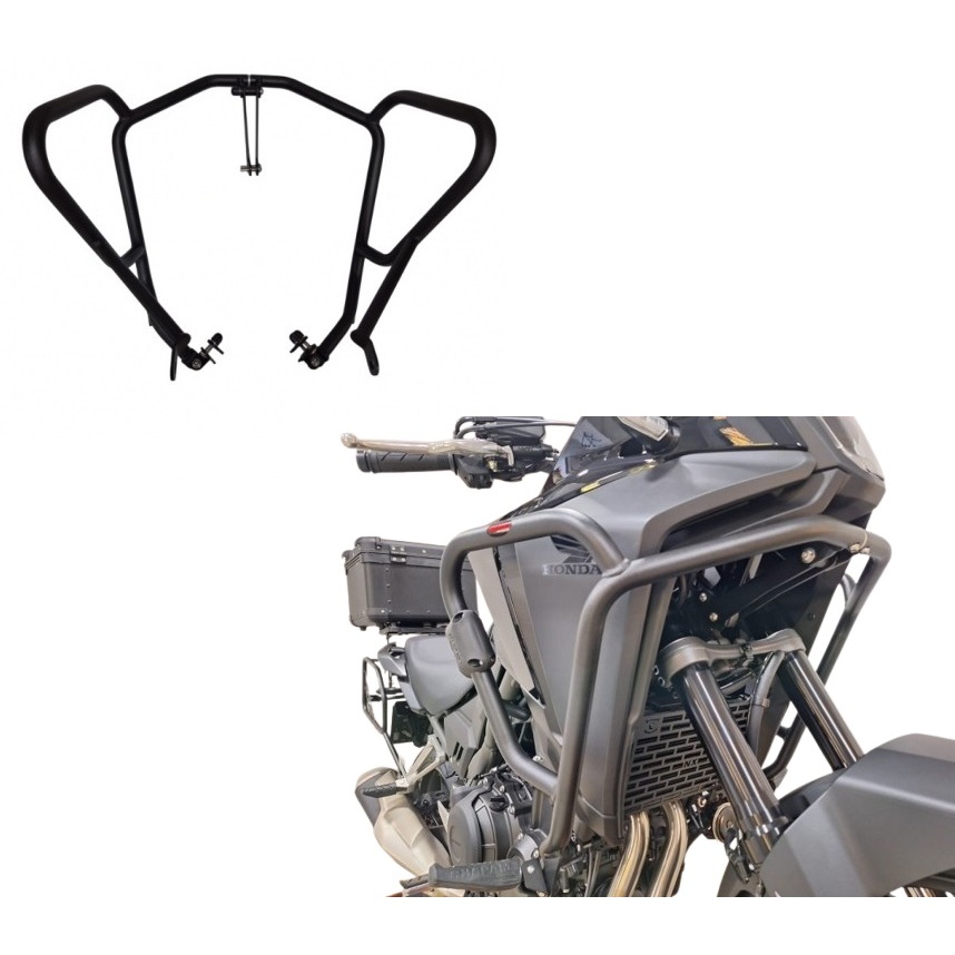 Protetor de Motor e Carenagem com pedaleira Chapam - Honda NX 500 NX500