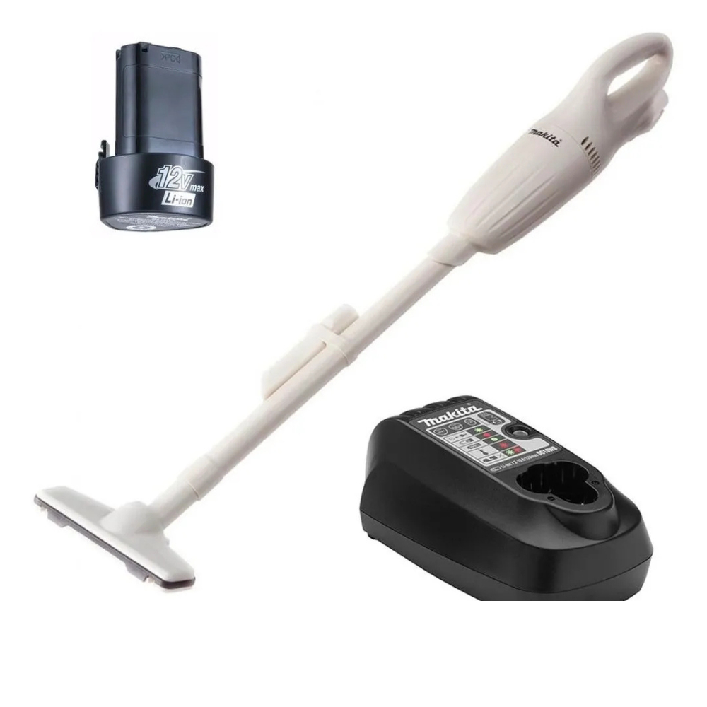 Aspirador De Pó 12v Makita Com Carregador Bivolt E Bateria Branco em Oferta na Shopee