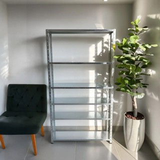 Prateleira Estante De Aço Galvanizado 198x90 Com 6 Divisória em Oferta na Shopee