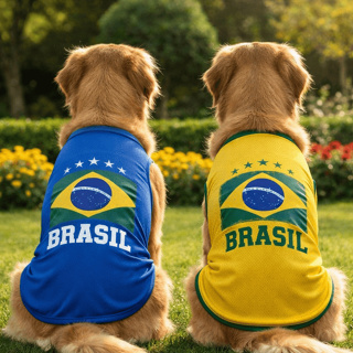 Roupa Copa Pet Cachorro Cores Variadas Camiseta Seleção Diversos Tamanhos em Oferta na Shopee
