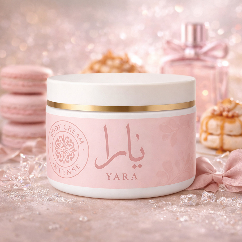 Creme Hidratante Corporal Yara 250ml Árabe em Oferta na Shopee