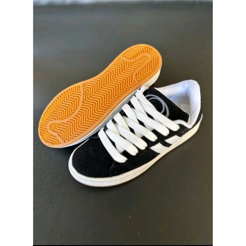 Tenis Sapatenis Três Listras Campss Casual Skate Confortável Feminino e Masculino Leve Macio Qualidade Premium — R$ 69,90 em Shopee